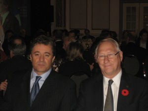 Pierre Lemonde, Presidente y director general del CORIM y Gérald Tremblay, Alcalde de Montreal. Foto: Patrick Sheridan