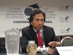 Ex-Presidente del Perú, Sr. Alejandro Toledo