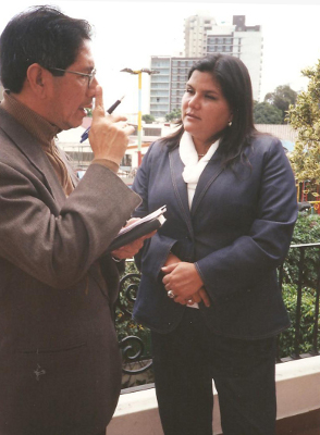 Christian Herrera, entrevista a  Vanessa Vereau,Vice-Ministra de Desarrollo Estratégico y Recursos Naturales. Foto Rodolfo Velarde 