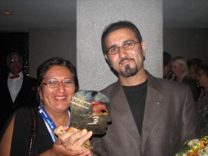 Director Iraní Sr. Vatandoost ganador del Zenith de Plata. Foto Patrick Sheridan