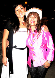 Magaly Solier y Edith Delgado Directora de "Los Destellos"