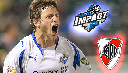 El jugador argentino del Impact de Montreal Sr. Leonardo di Lorenzo
