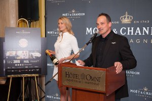 Journalist Philippe Landy at Hotel OMNI Mont-Royal