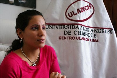 Lic. Fátima Paz, Coordinadora General de la Universidad en Lima