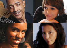 Paulo Ramos, Jessica Vignault, Andiara de Souza y Bia en la Noche Brasilera. Foto: Festival Lumières Paulo Ramos, Jessica Vignault, Andiara de Souza y Bia en la Noche Brasilera. Foto: Festival Lumières