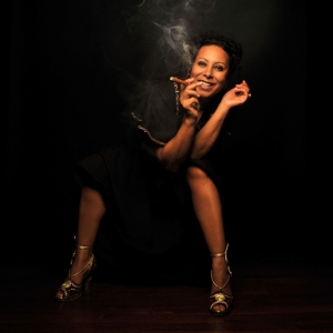 Elisabeth Kontomanou, cantante greco-africana. Foto Alain Labonté Communications