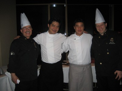 Chef peruano Yaquir Sato y chef chileno Héctor Díaz