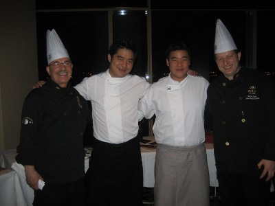 Chef peruano Yaquir Sato y chef chileno Héctor Díaz Chef peruano Yaquir Sato y chef chileno Héctor Díaz