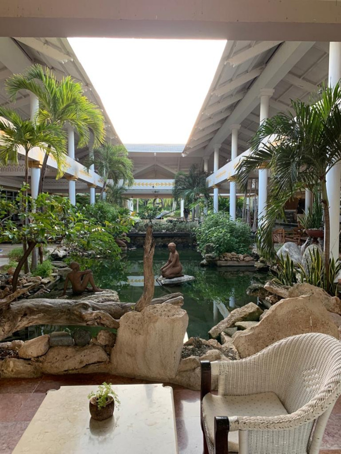 Le lobby de l'hôtel Paradisus de Oro
