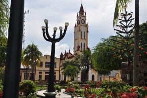 La Plaza de Armas de Iquitos. Foto Patrick Sheridan