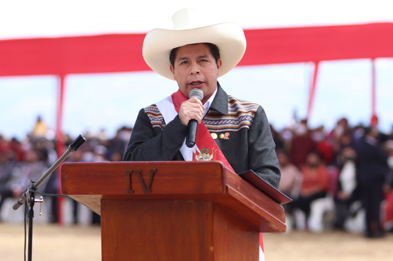 Sr. Pedro Castillo Terrones, nuevo Presidente del Perú. Foto: Andina