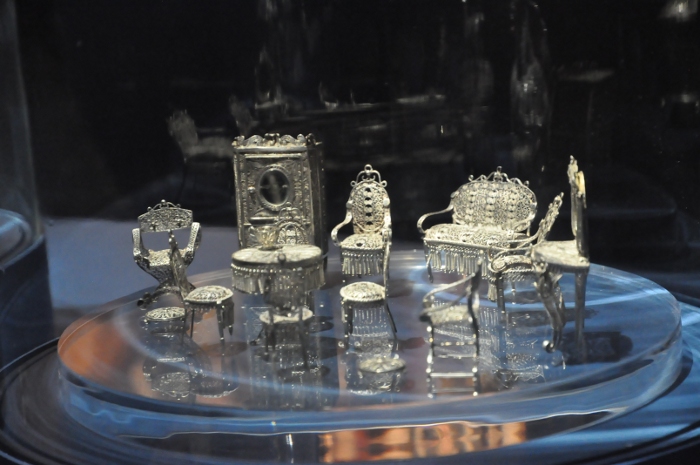 Muestra del trabajo en miniatura fina en filigrana. Foto: Patrick Sheridan