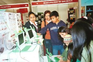 Stand del Ministerio de Educación  