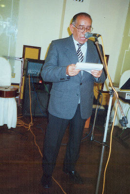 El Presidente de la Institución Profesor Hugo Bambaren Salas en su mensaje por el dia de la Educación Técnica