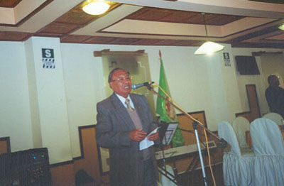 Lic Rodolfo Velarde "Promoción" 1952 ofrece su mensaje por el Dia de la Educación Técnica