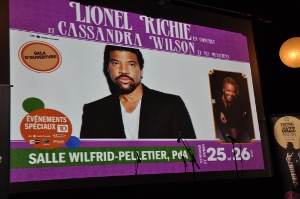 Presentación de Lionel Richie y Cassandra Wilson. Foto Patrick Sheridan