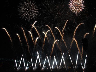 Fuegos tirados por Corea del Sur 2007. Foto Patrick Sheridan