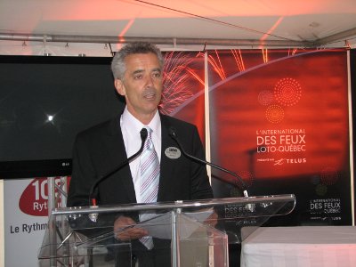 El Sr. Marc Tremblay, Presidente del Parque La Ronde.  Foto Patrick Sheridan