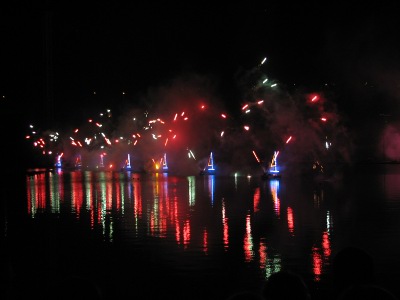 Batalla naval española. Foto Patrick Sheridan