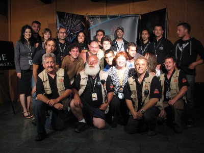 Equipo de Morsani con los artífices de La Ronde