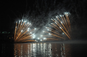 Tiros náuticos en el lago de los Delfines. Foto: Patrick Sheridan