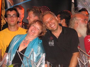 Martine Gagnon, directora y Paul Csukassy, director técnico La Ronde. Foto Patrick Sheridan