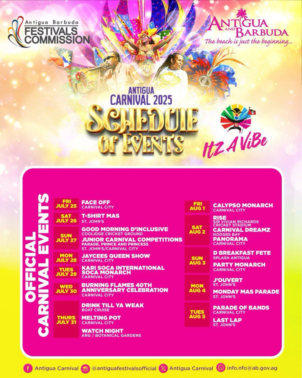 Photo courtesy, The Antigua and Barbuda Tourism Authority