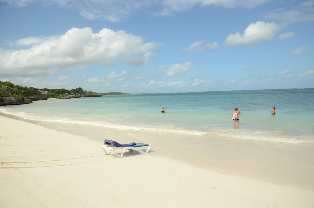 La plage de la section VIP de l'hôtel Paradisus