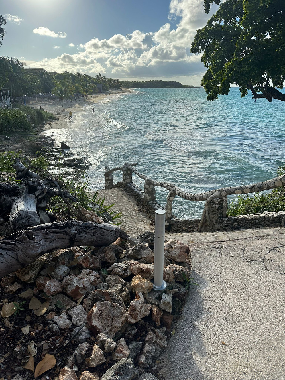 La plage de l'hôtel Paradisus del Oro