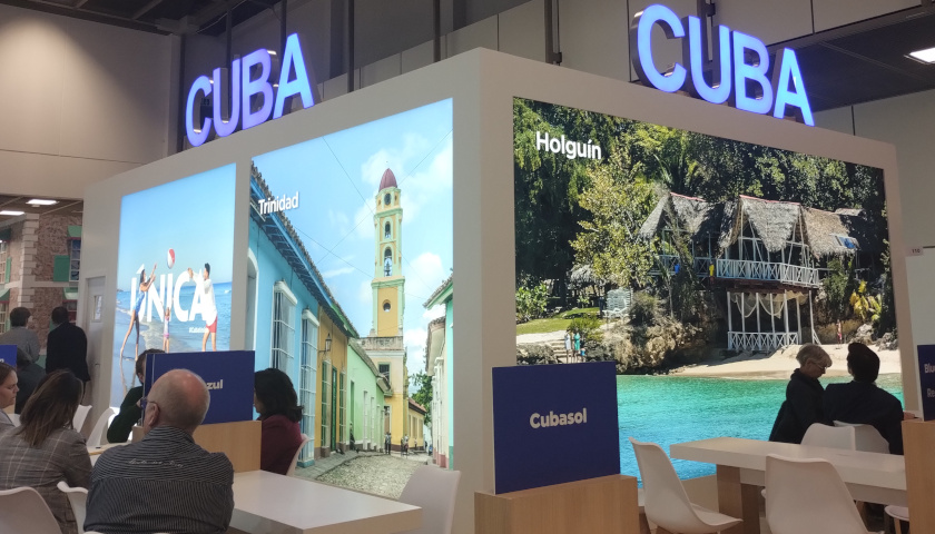 Stand de Cuba. Foto Orbita Popular