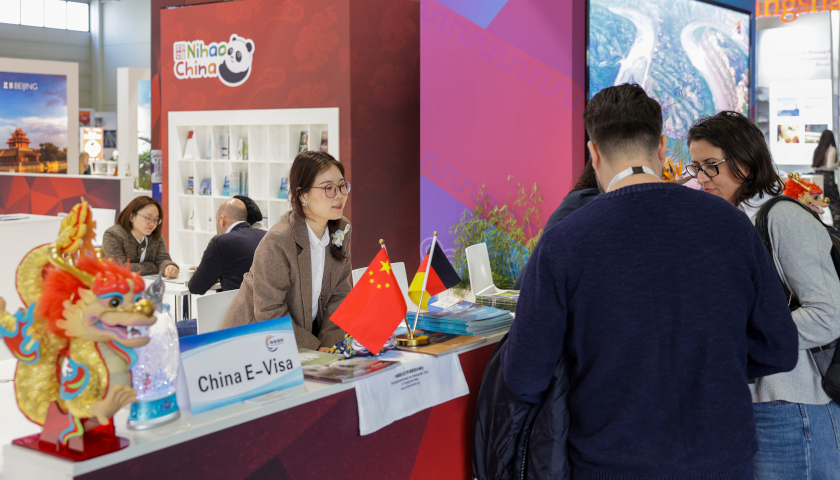 Stand de la Oficina de Turismo de la RP China en Fráncfort - Alemania