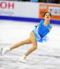 La patinadora rusa Evgenia Medvedeva quedó primera en el programa corto y lidera así la competencia en damas. Foto cortesía Skate Canada/Stephan Potopnyk